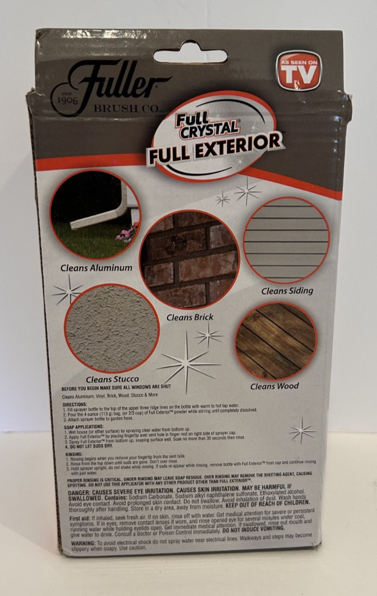 Fuller Brush Co. Full Crystal Full Exterior Cleaner