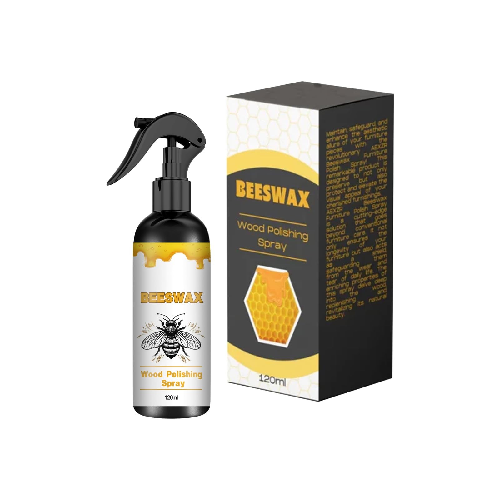 Beeswax Spray Furniture Polish and Cleansing, Natural Beeswax Spray for Wood …