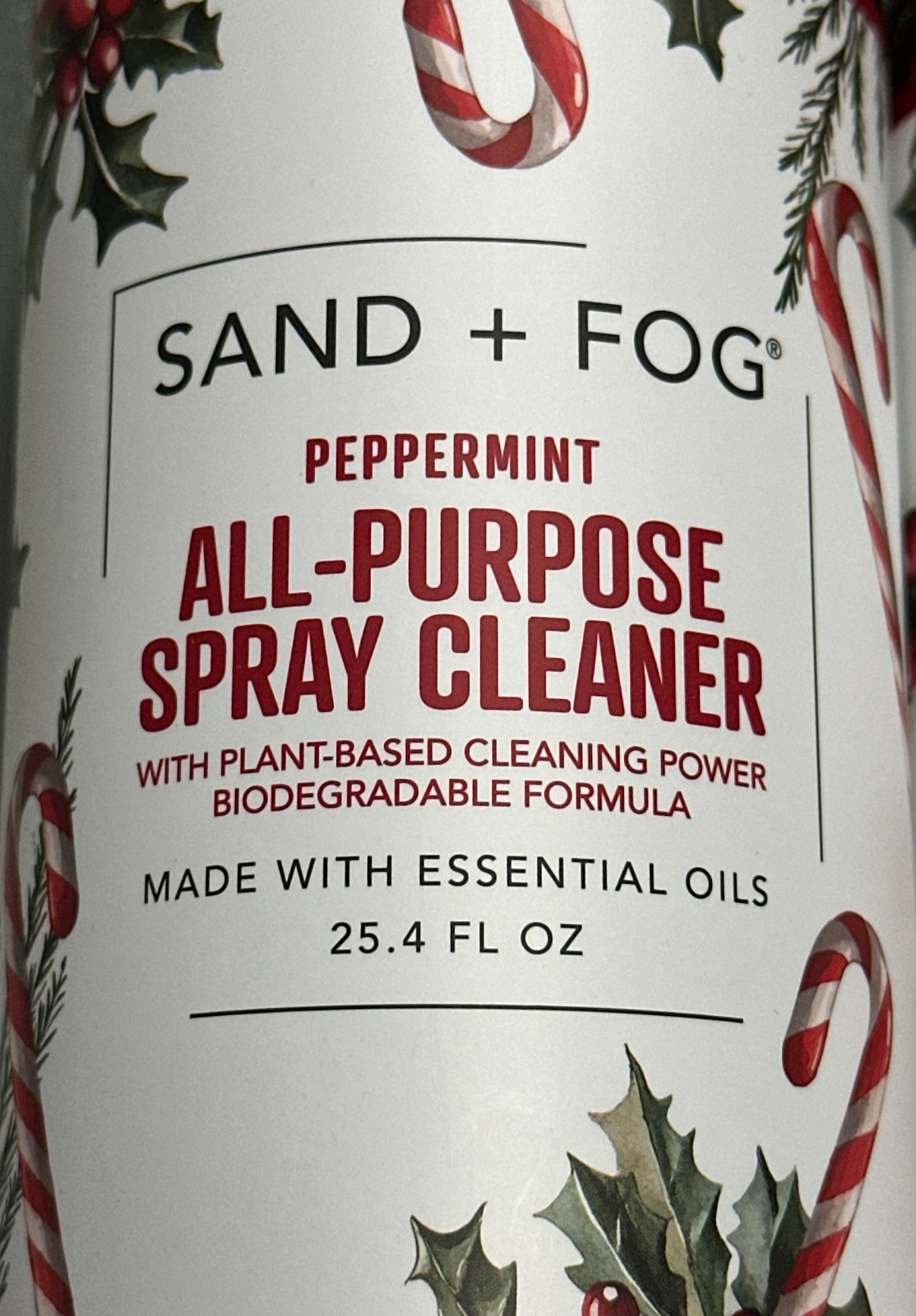 (2-Pack) SAND + FOG™ Plant-Based Kitchen REFRESHER & CLEANER ~ PEPPERMINT