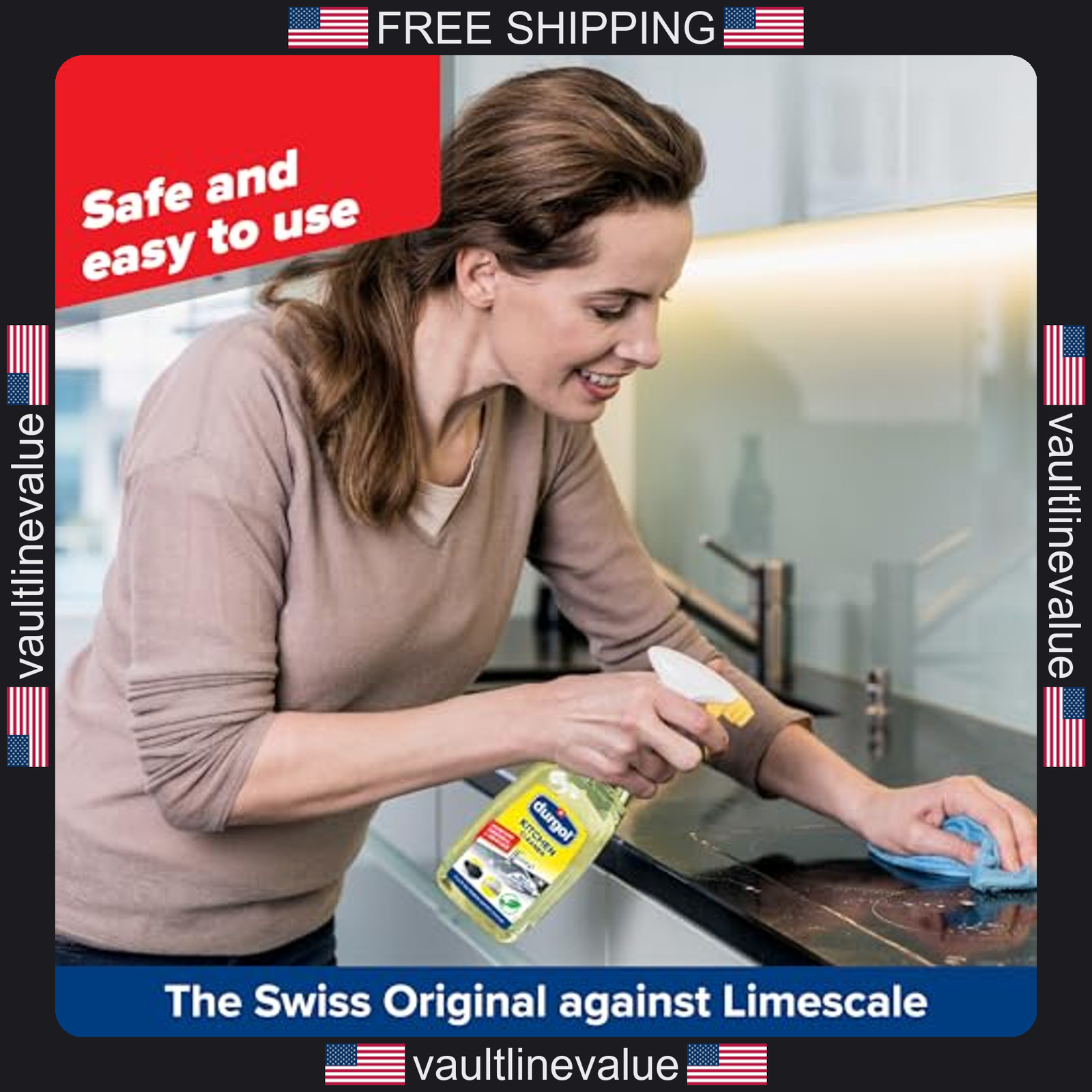 Durgol Kitchen Cleaner Descaler 16.9oz Fast Acting Limescale Remover