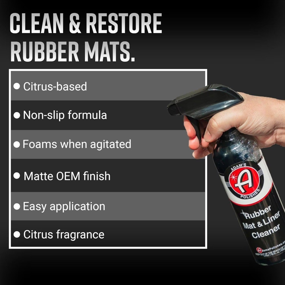 (2 pack) Rubber Mat & Liner Cleaner 16oz Protectant