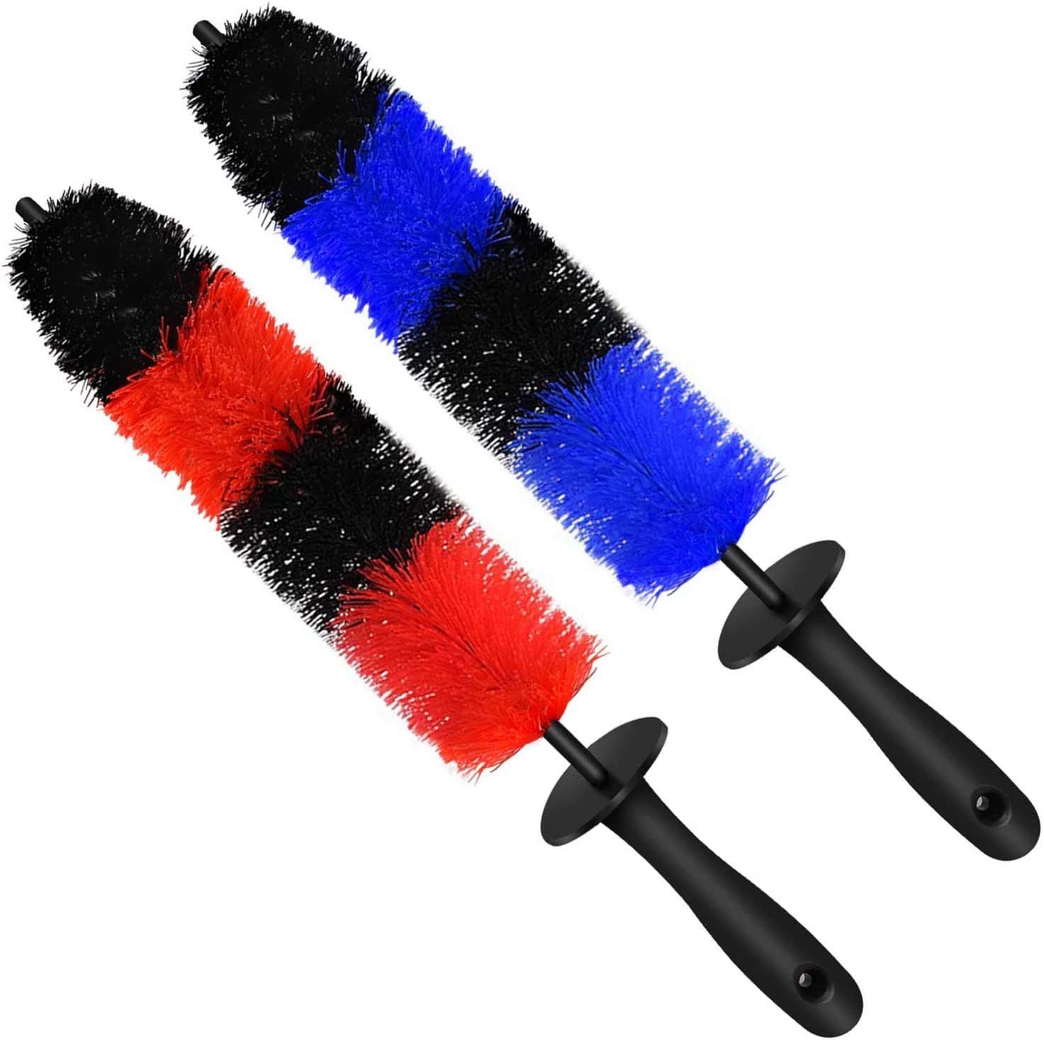 2-Pack Master Wheel Brush, Easy Reach Wheel and Rim Detailing Brush 18’’ Long…