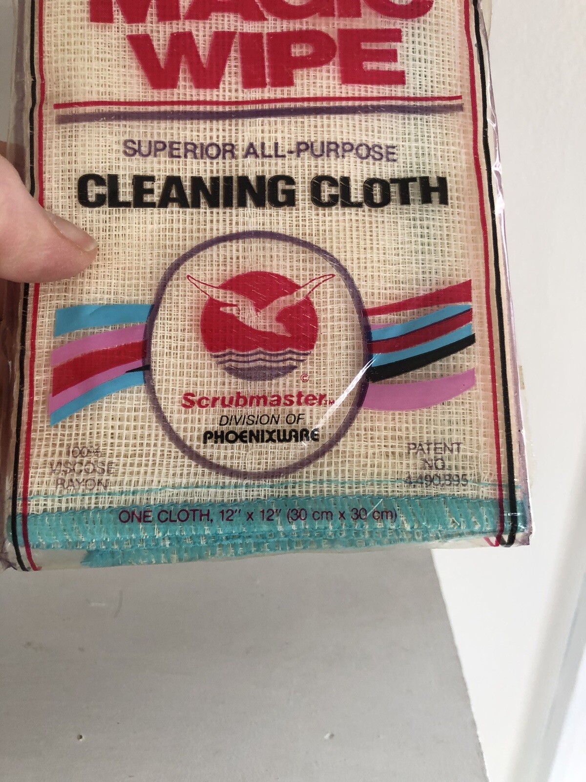 Vintage Mr Scrub master Magic Wipe Cloth Pad Scrubs Cleaning Kitchen HTF
