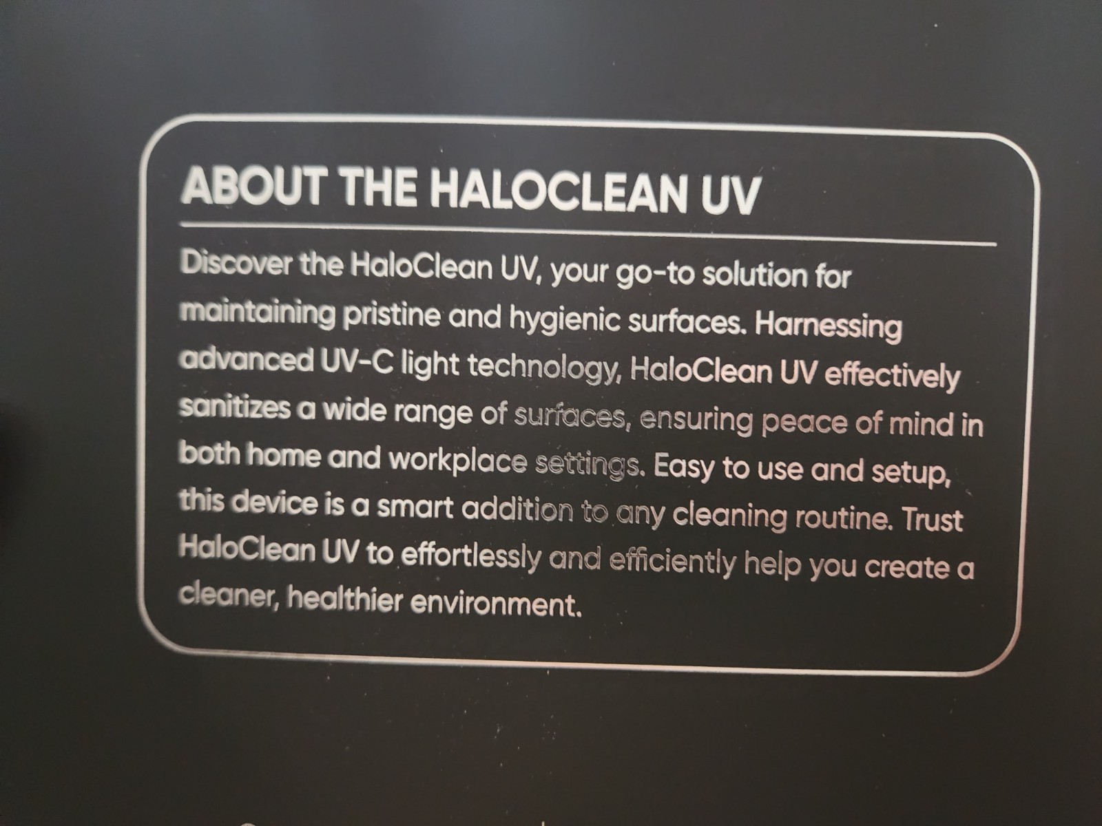 Swissker by Swissklip Halo Clean UV HaloUV Powerful Light Cleanliness & Hygiene