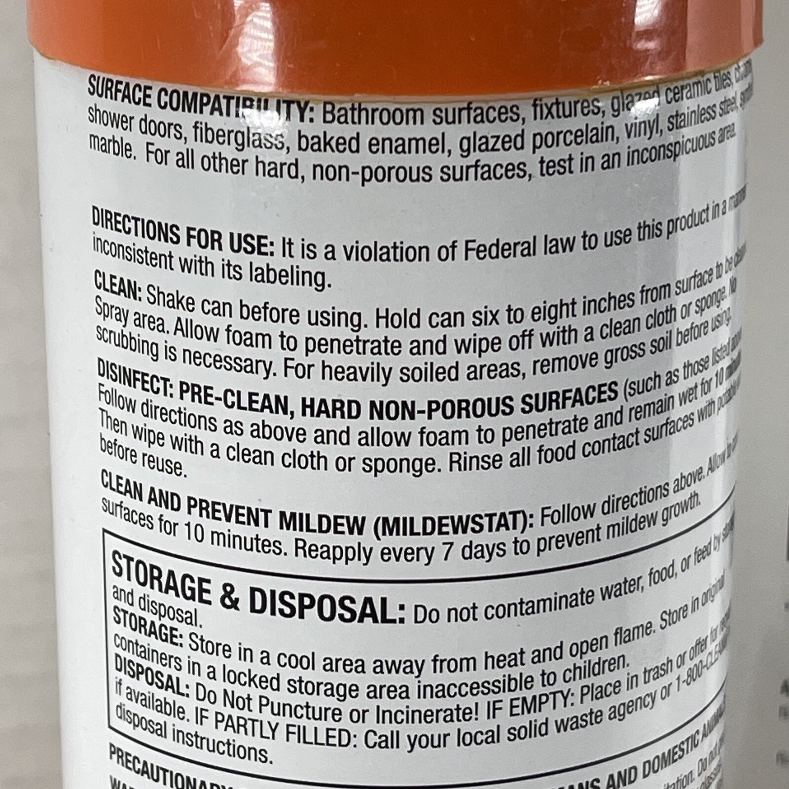 RARE LOT 2 -AmRep HOME DEPOT Foaming Bathroom Cleaner 22oz Ea PREVENTS MILDEW