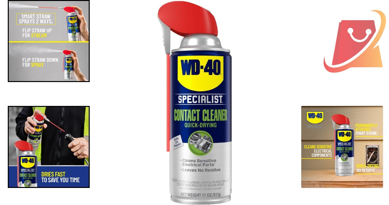 11 oz. Quick-Drying Contact Cleaner Spray – Industrial Strength for Electronics