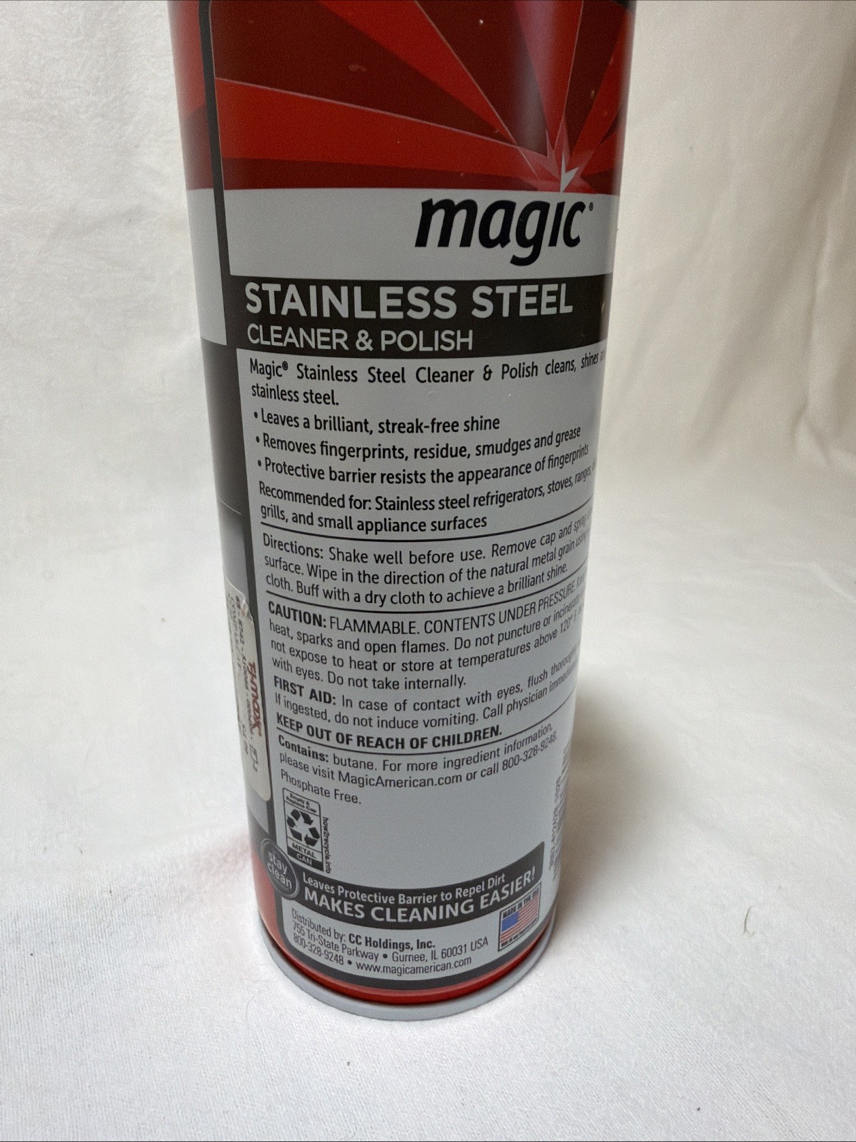 Magic Stainless Steel Cleaner Polish Refrigerator Sink Range