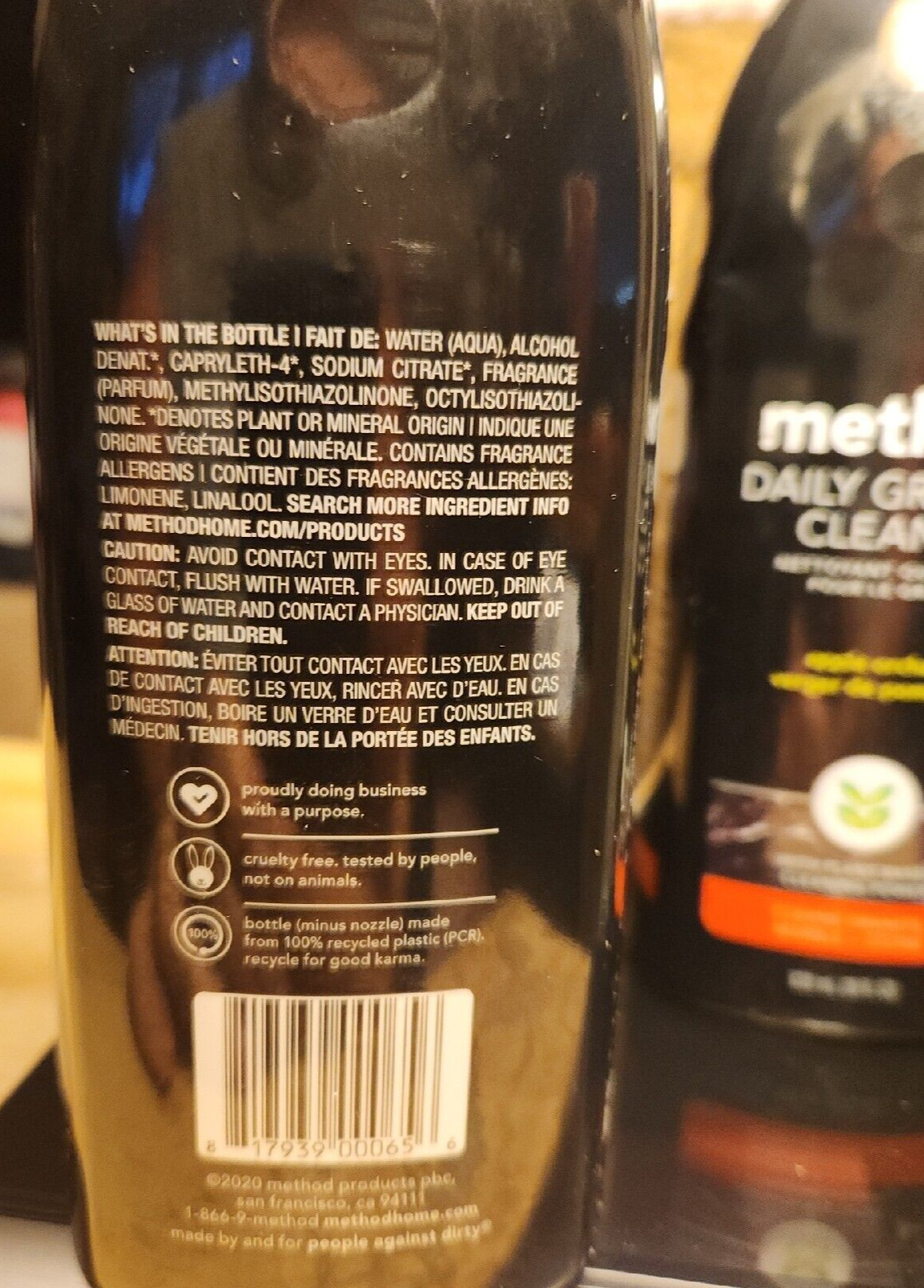 2 Pack Method Daily Granite Cleaner Apple Orchard 28oz each