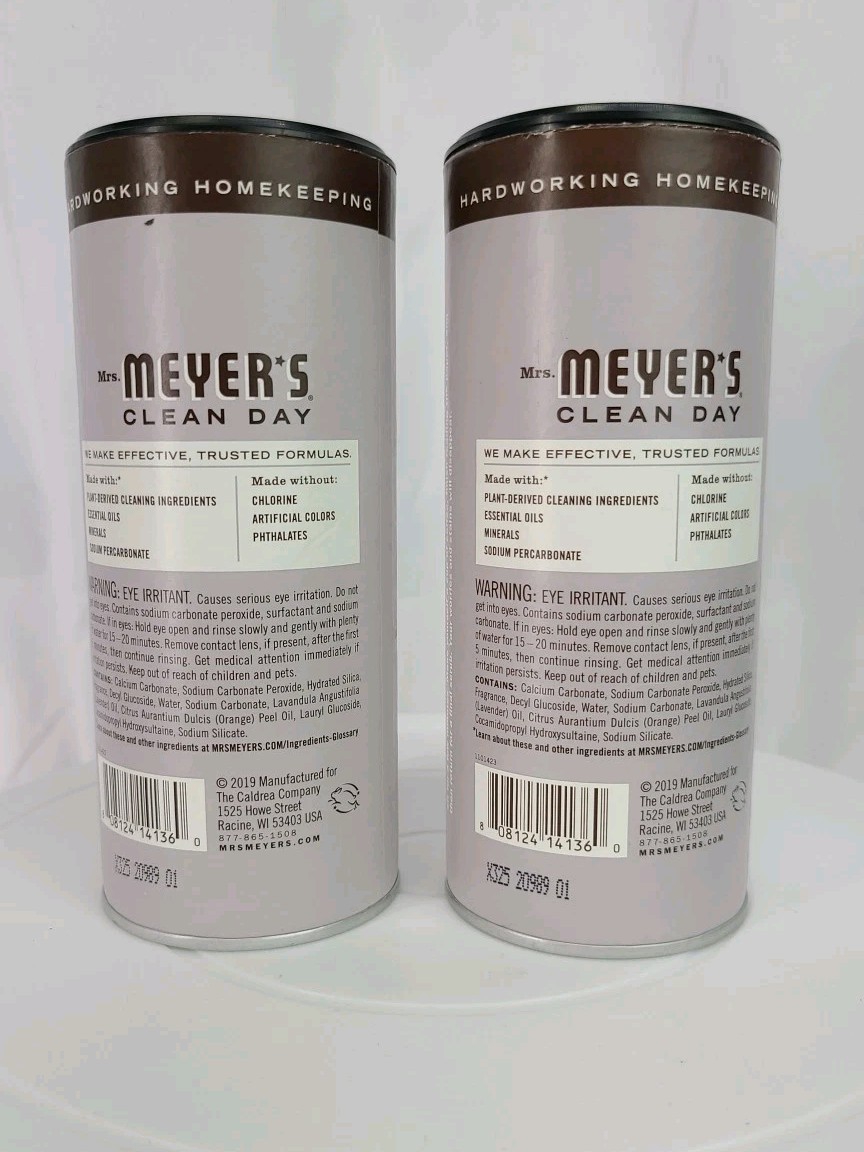 2x Mrs. Meyer’s Surface Scrub, Lavender, 11oz – Non Scratching | Removes Grease