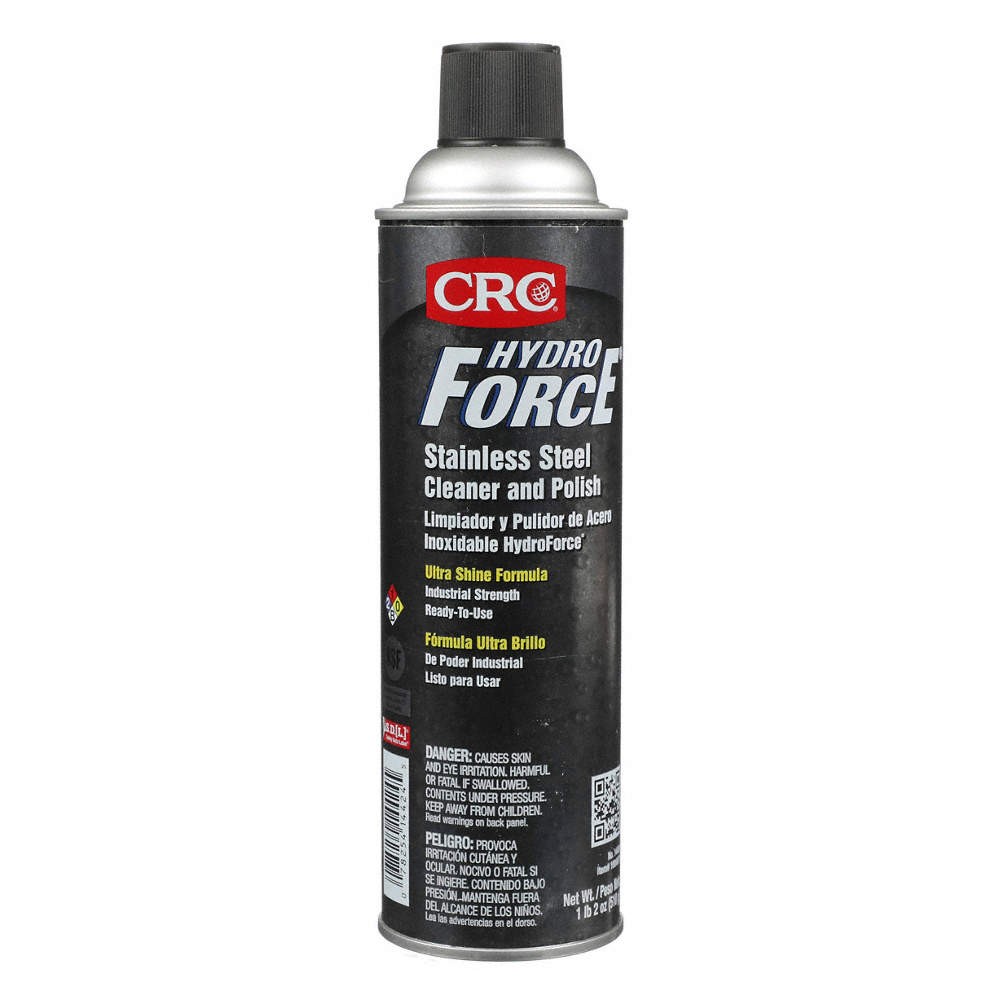 CRC 14424 Metal Cleaner and Polish,20 oz 4JB52