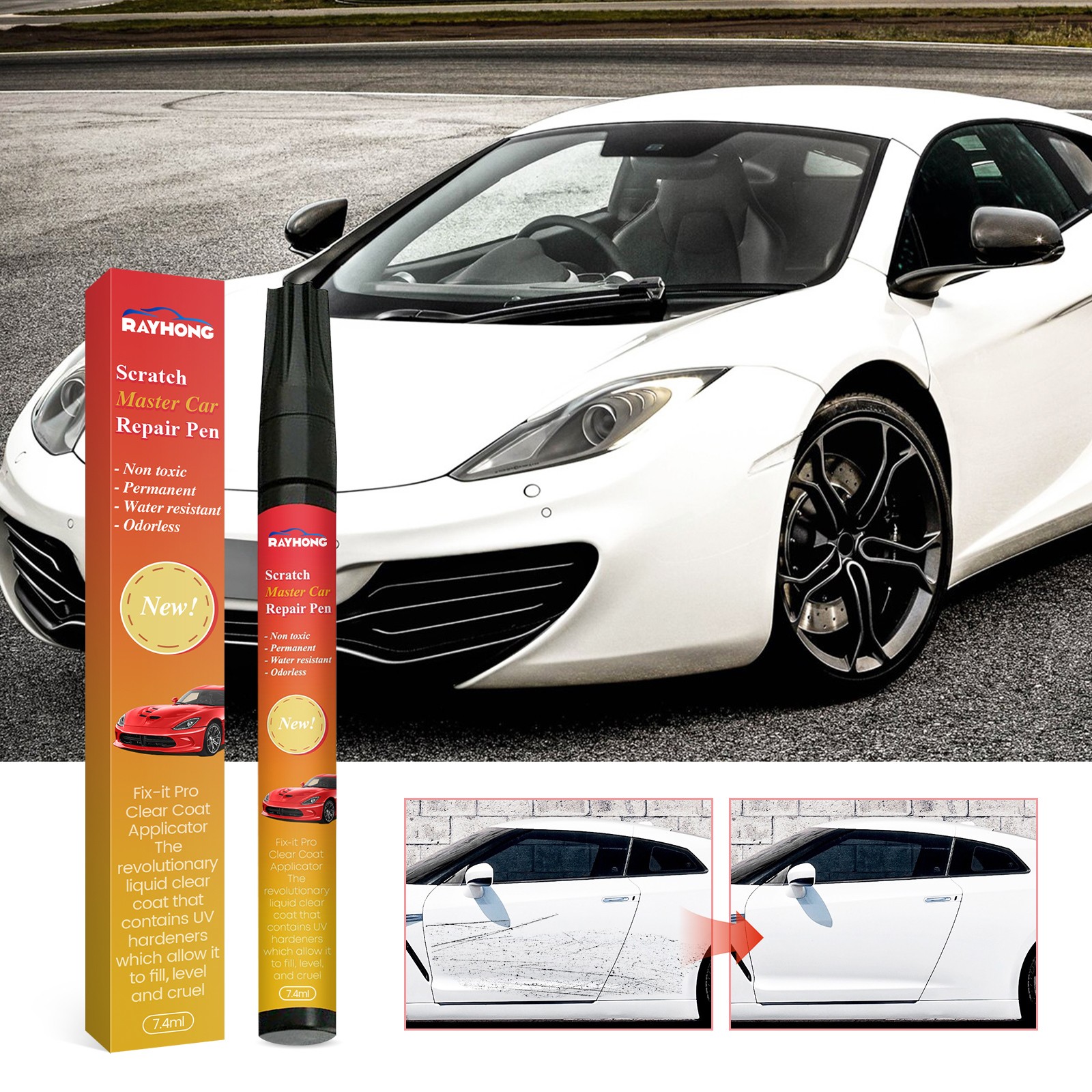 Special Mark Removal Pen – Car Paint Surface Scratches Repair Tool 🧴
