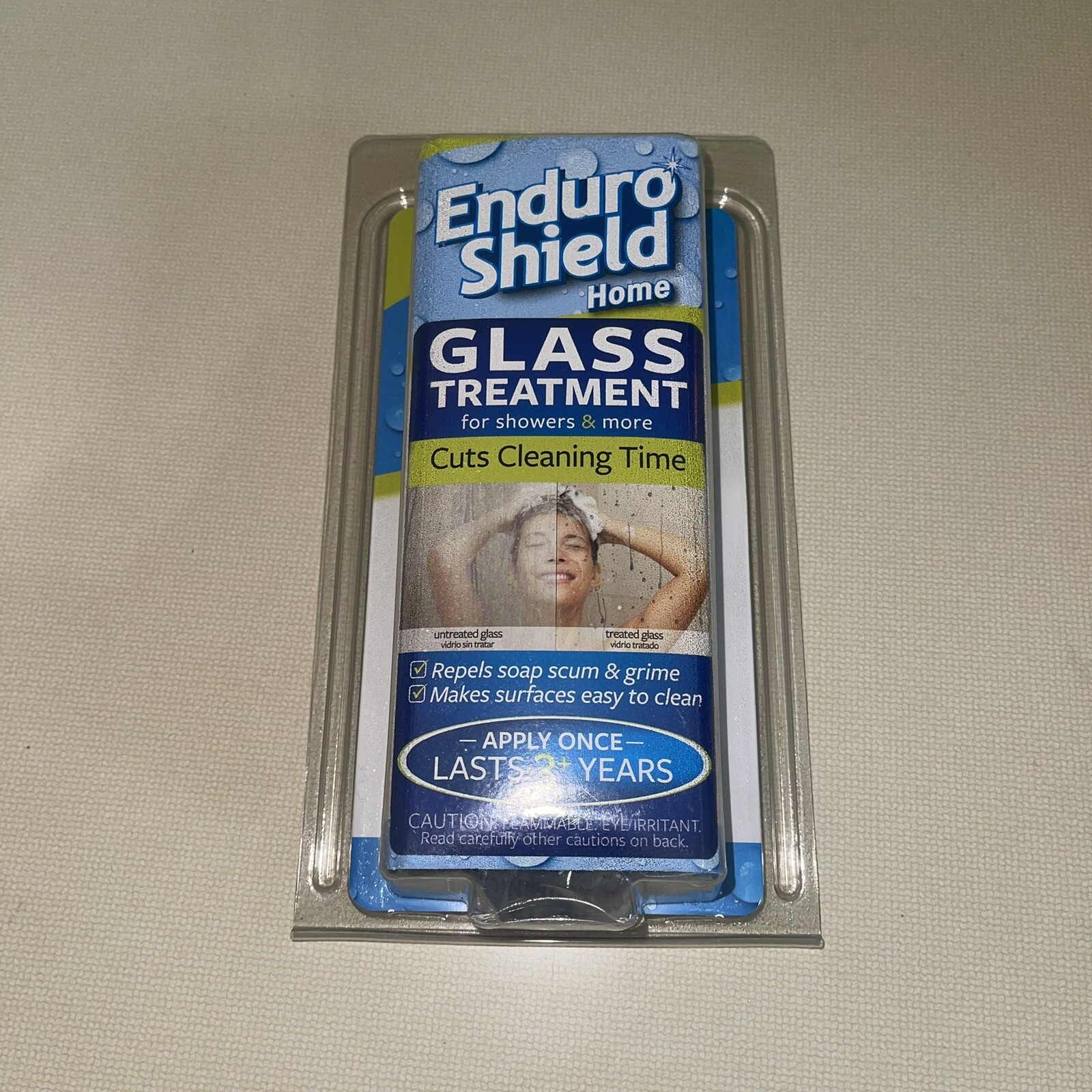 Enduro Shield Glass Treatment Showers Repels Soap Scum 3 Yrs HOME Clean Bathroom