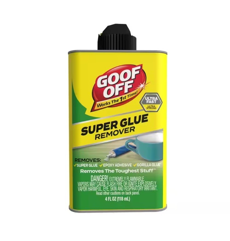 Goof Off SUPER GLUE REMOVER | ULTRA FAST | STRONG Removes Epoxy Adhesive Gorilla