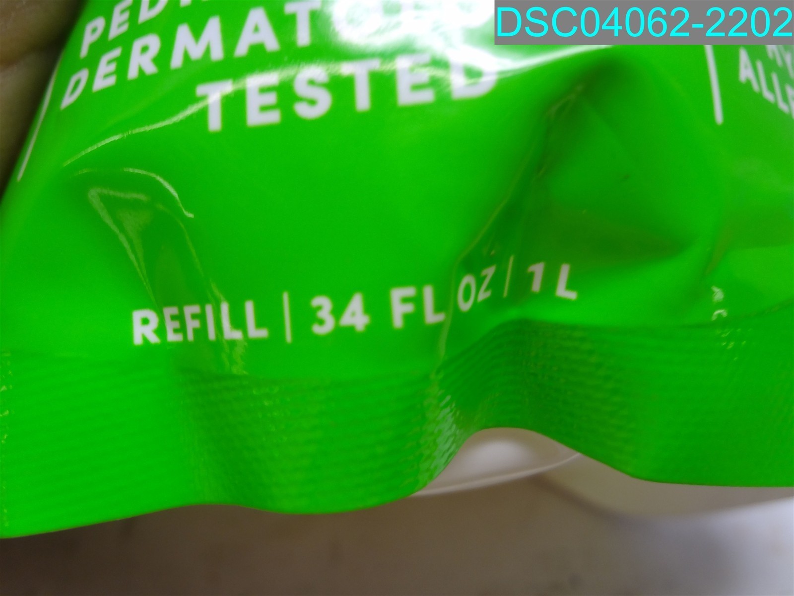 QTY=68 OZ:(2 X 34 OZ)Dapple Refill Pack Baby Bottle and Dish Liquid 892245001344