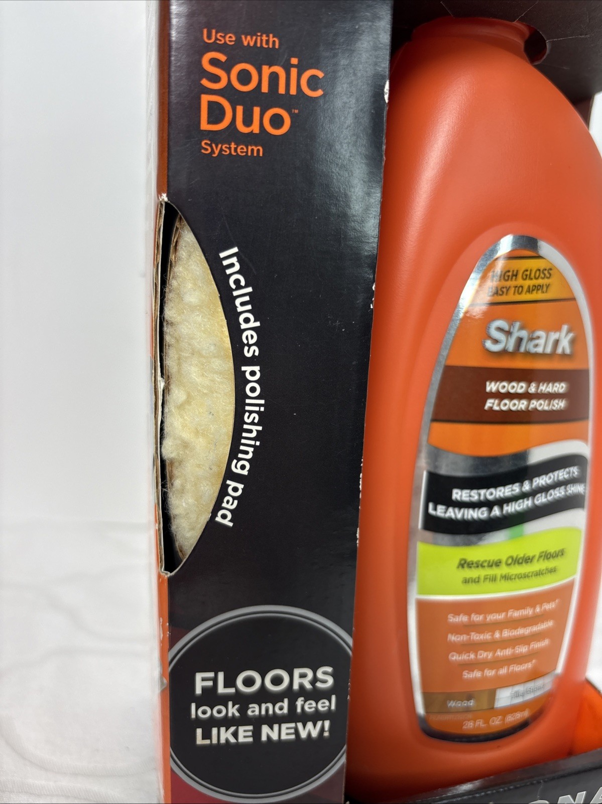 SHARK Wood & Hard Floor Cleaner Wood Floor Polish 28 oz. Discontinued NEW SEALED