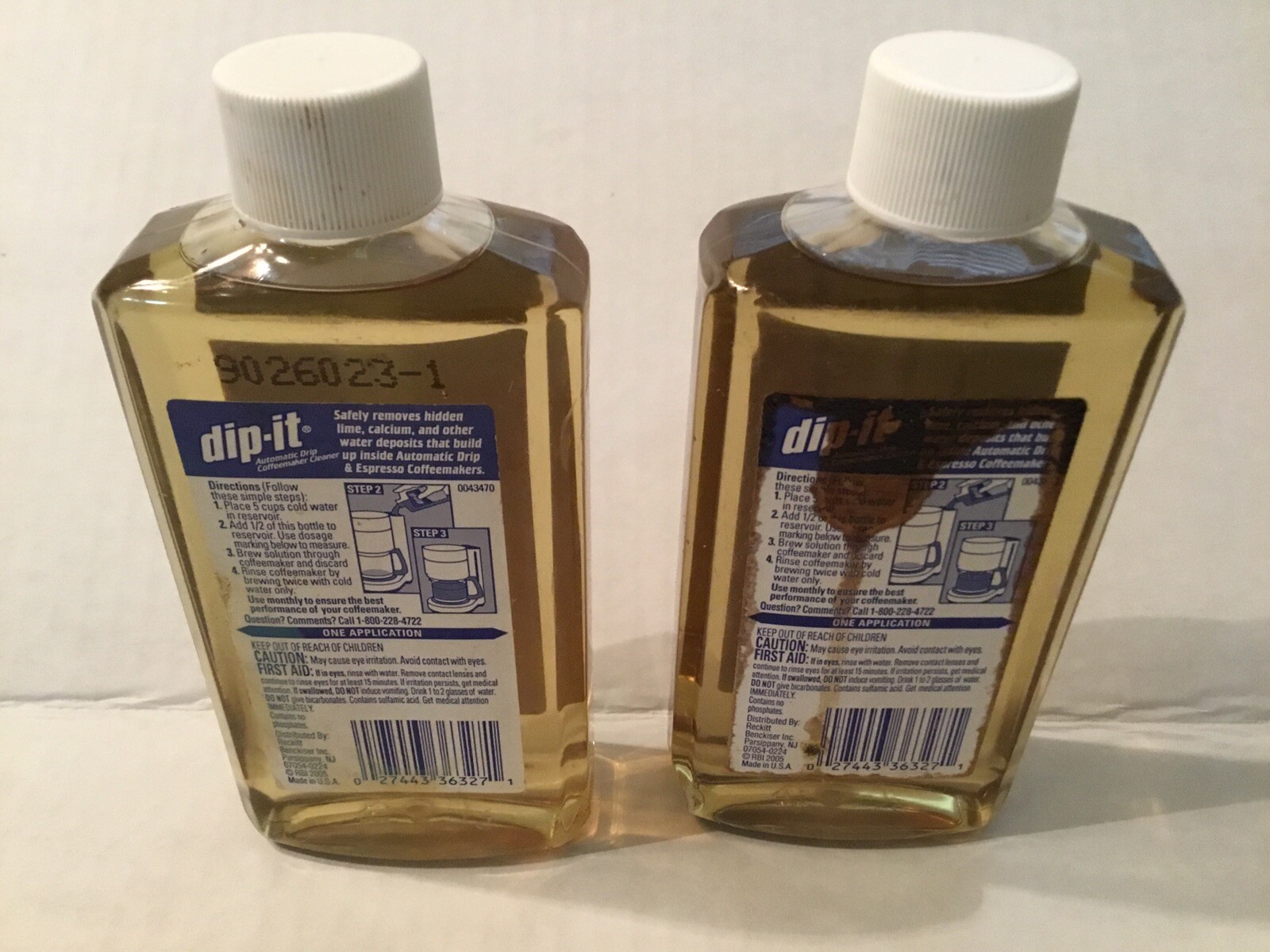 2 Dip It Cofeemaker Cleaner 7 Ounces each