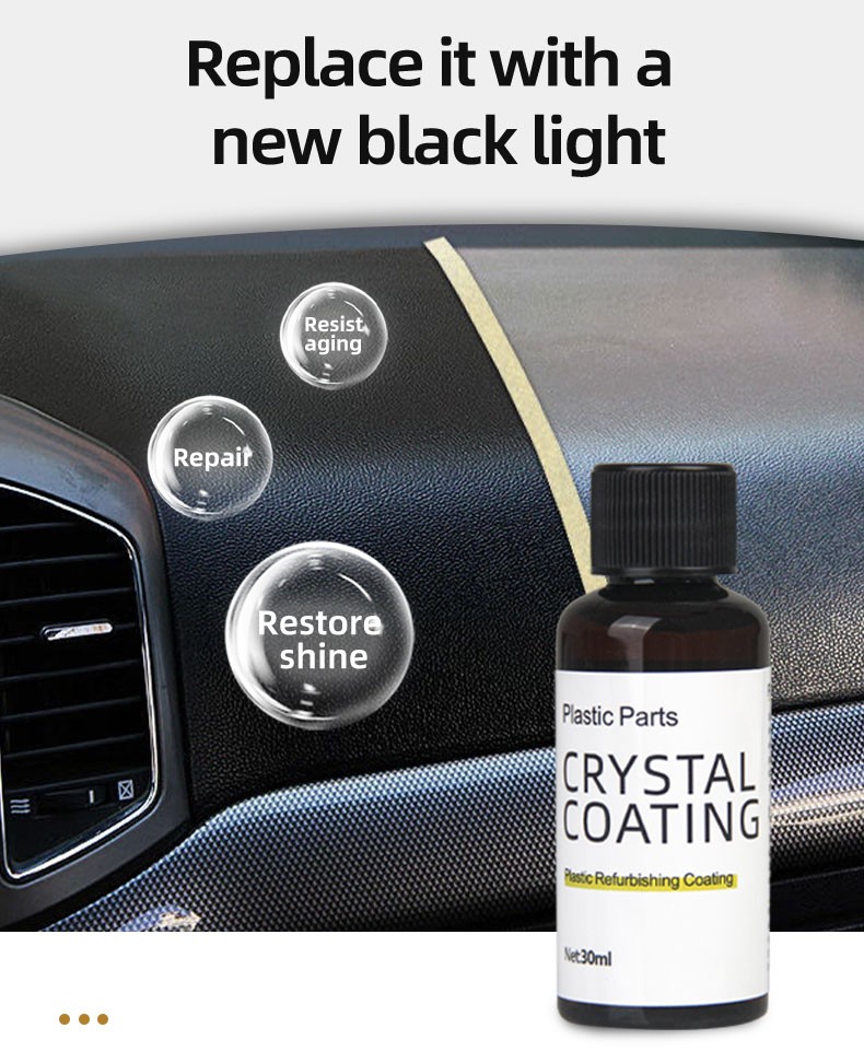 Generic Car Parts Refreshing Agent Coating 30ml Revitalizing Coating PP Parts