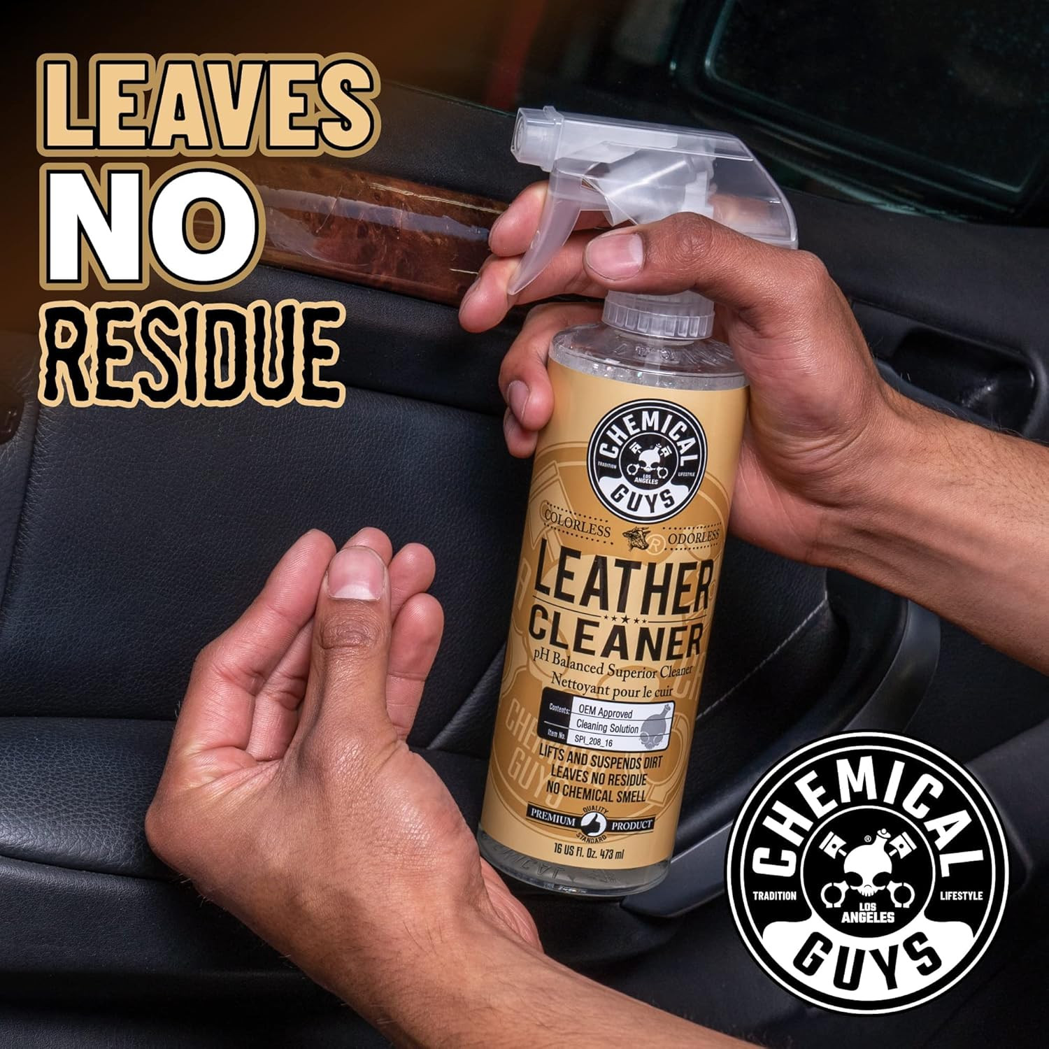 Leather Cleaner and Conditioner Kit – Car Cleaner and Conditioner, Safely Cleans