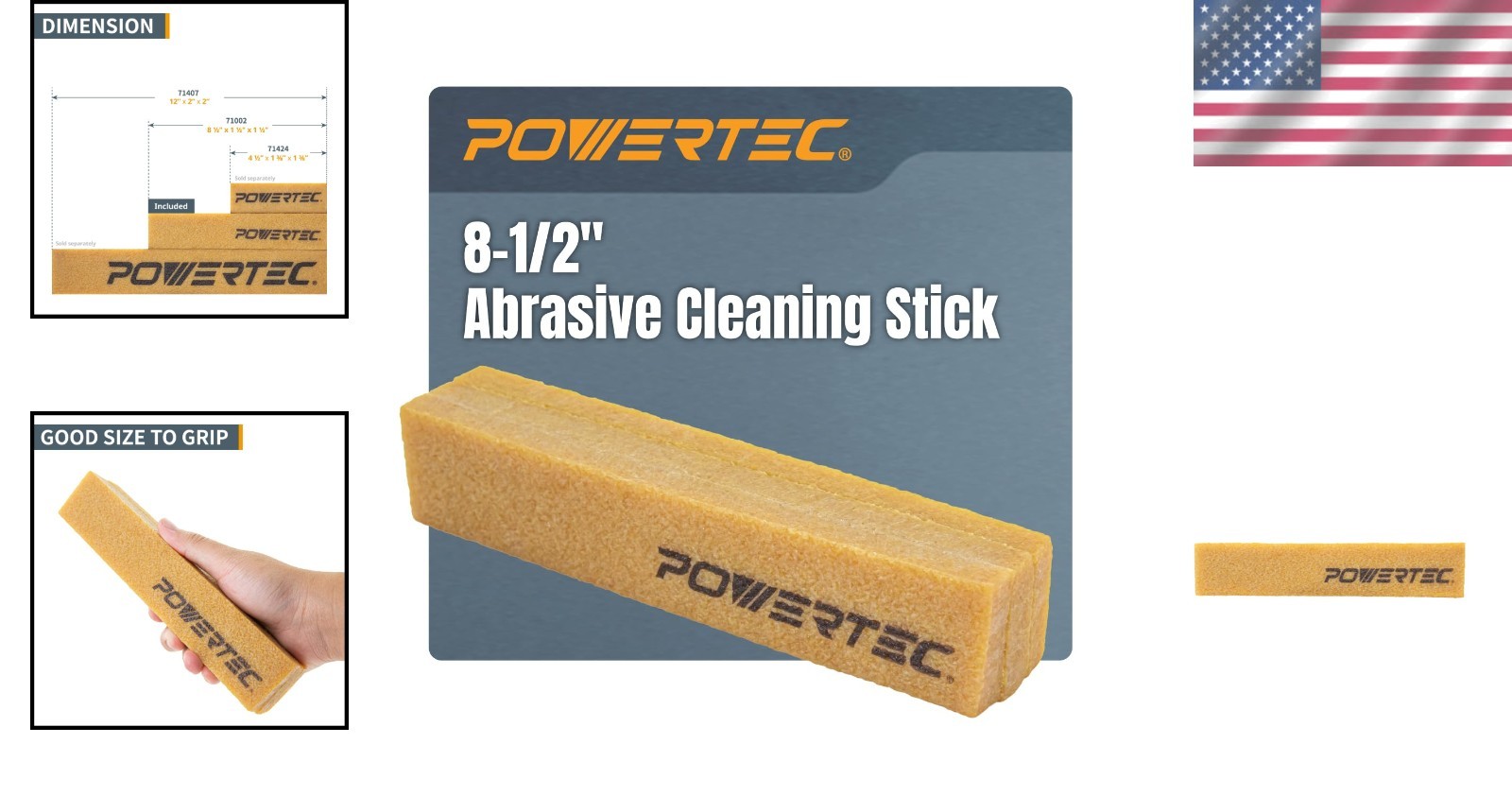 Abrasive Cleaning Stick for Sanding Belts Discs Woodworking Rubber Eraser