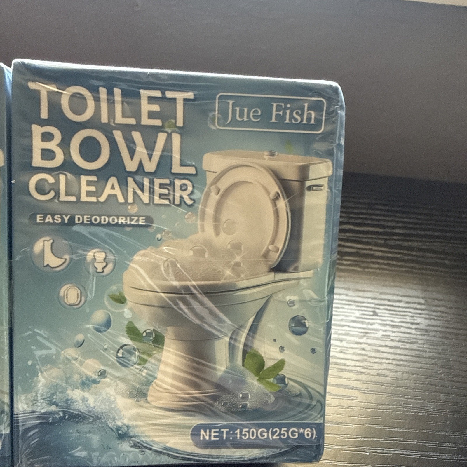 Jue Fish Toilet Bowl Cleaner Powder 2 Pack