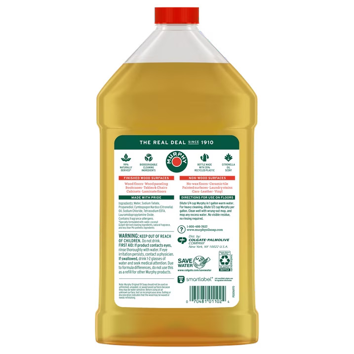 Murphy Oil Soap Wood Cleaner, Original – 32 Fluid Ounce-Free Shipping