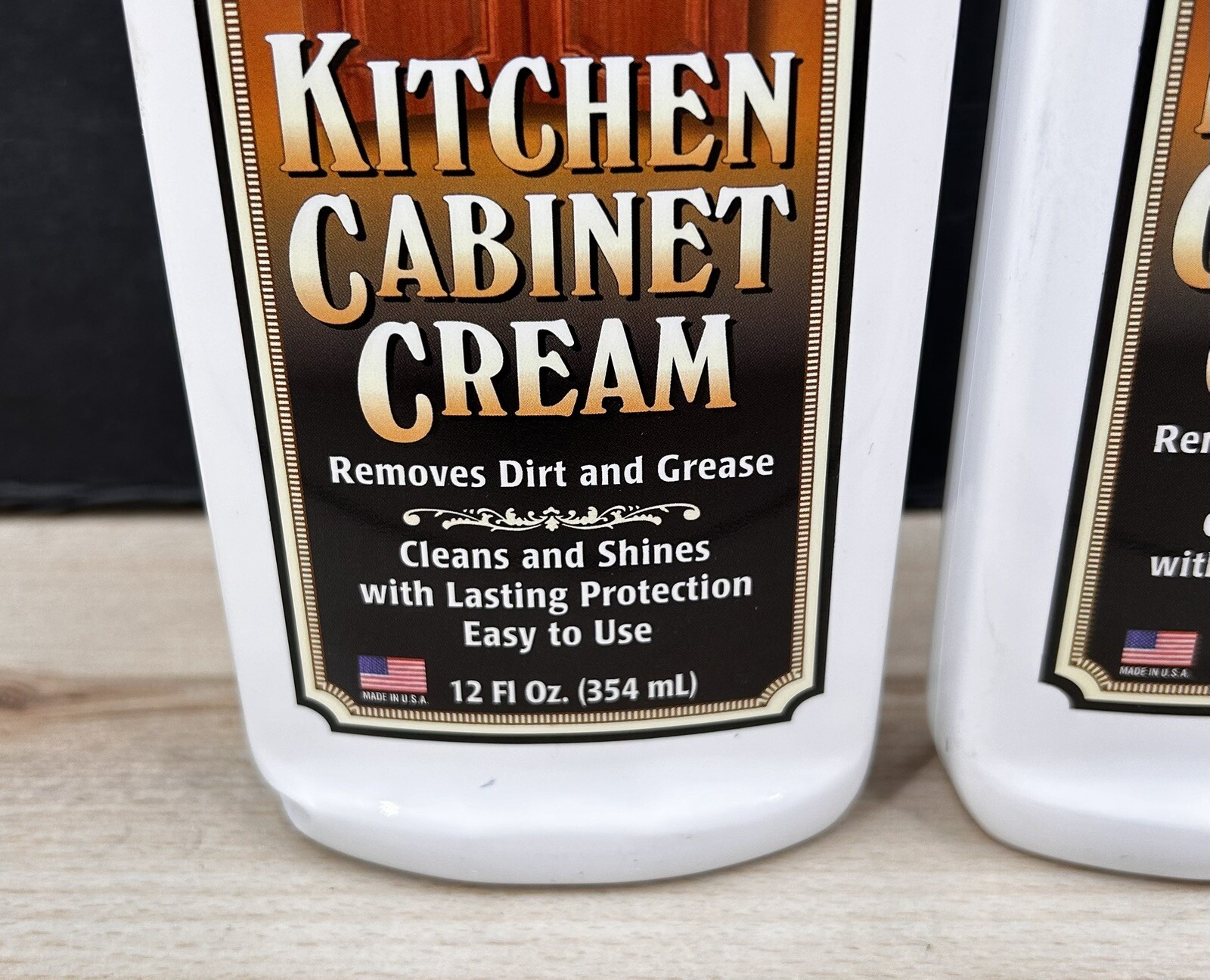 (2) PARKER & BAILEY CABINET CREAM All Woods Clean Shine Lasting Protection 12oz