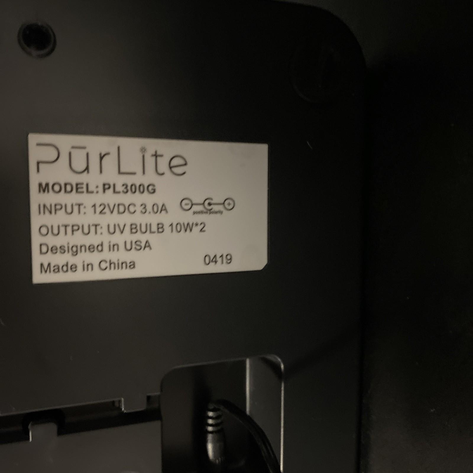 Purlite UV-C Home Sanitizer PL300G Gray As Is