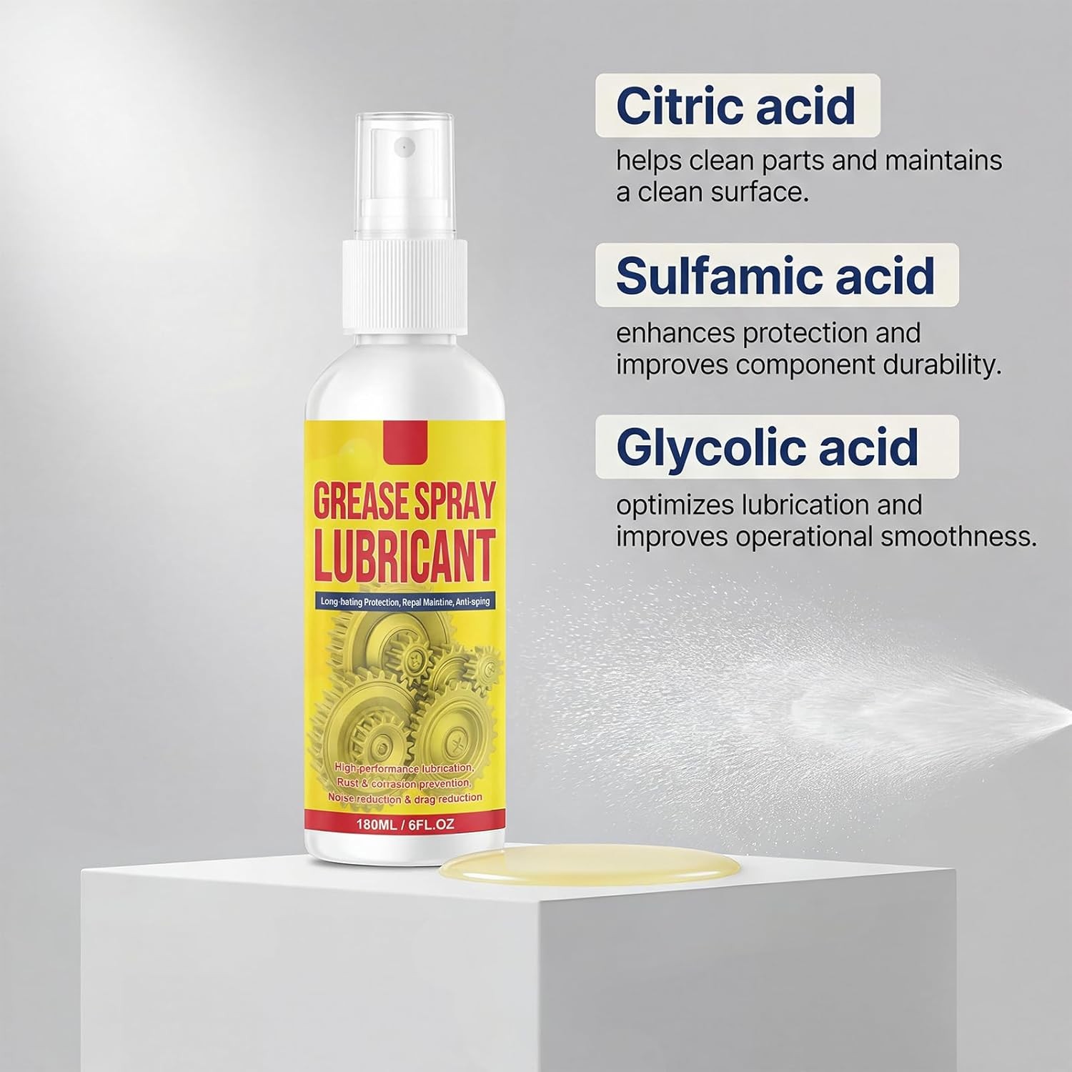 Advanced Anti Rust Lubricant & Rust Remover Spray for Metal Components 2026