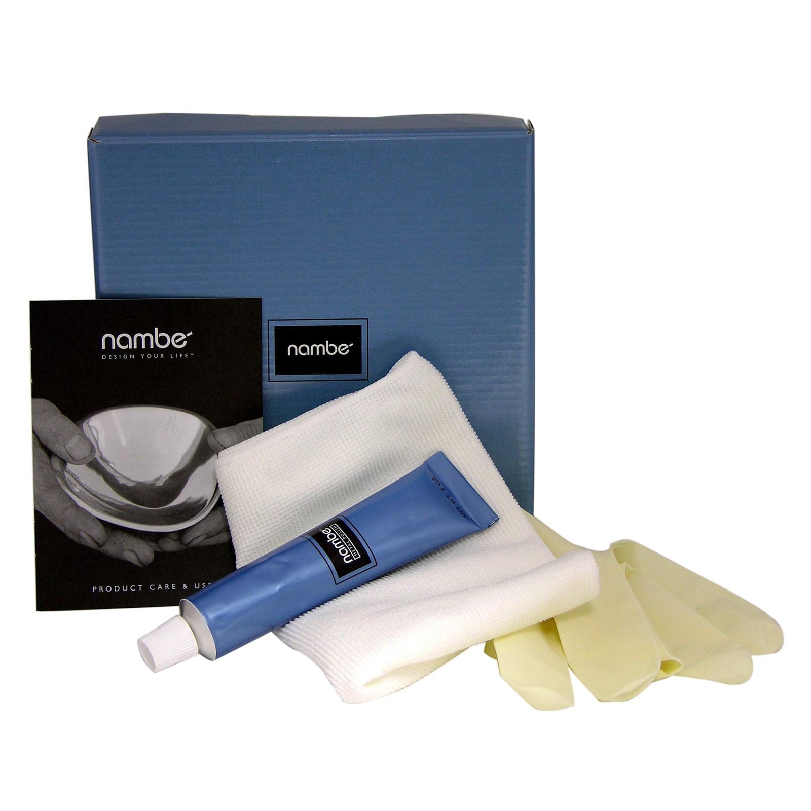 nambe Polish Kit | 2 Oz Tube, Cloth, and Gloves | Polish Kit for Nambe Metal …