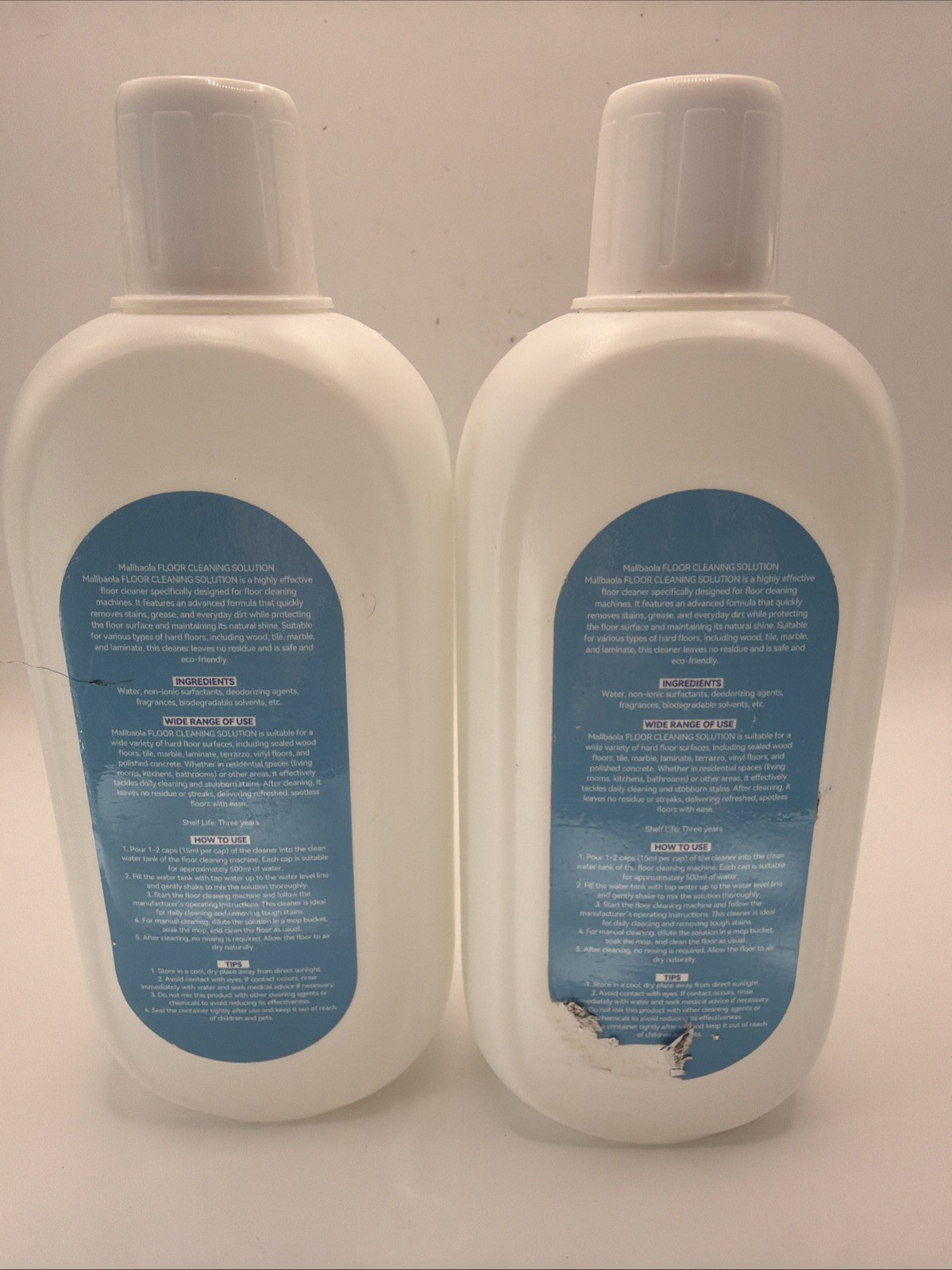 2 Bottles Cleaning Solutions concentrate For Hard Floors 16.9 Oz Mallbaola