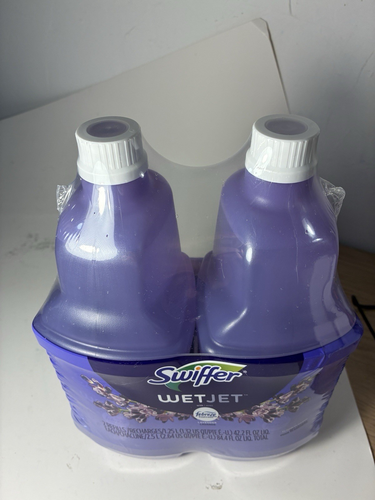 2pk Swiffer WetJet Multi-Purpose Floor Cleaner Solution Febreze Refill Hardwood