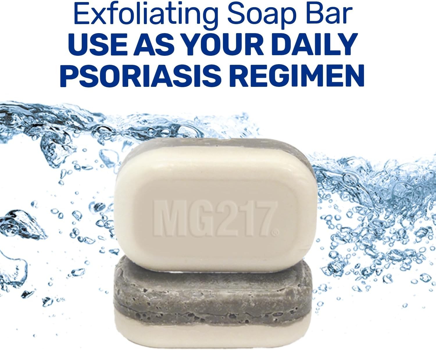 Psoriasis Dead Sea Exfoliating Bar Soap – Dead Sea Salt, Mud, Aloe Vera, Vitamin