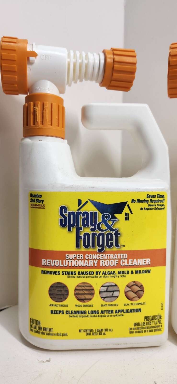 Spray & Forget Roof Cleaner 32 oz. Liquid (Pack of 5) Lot