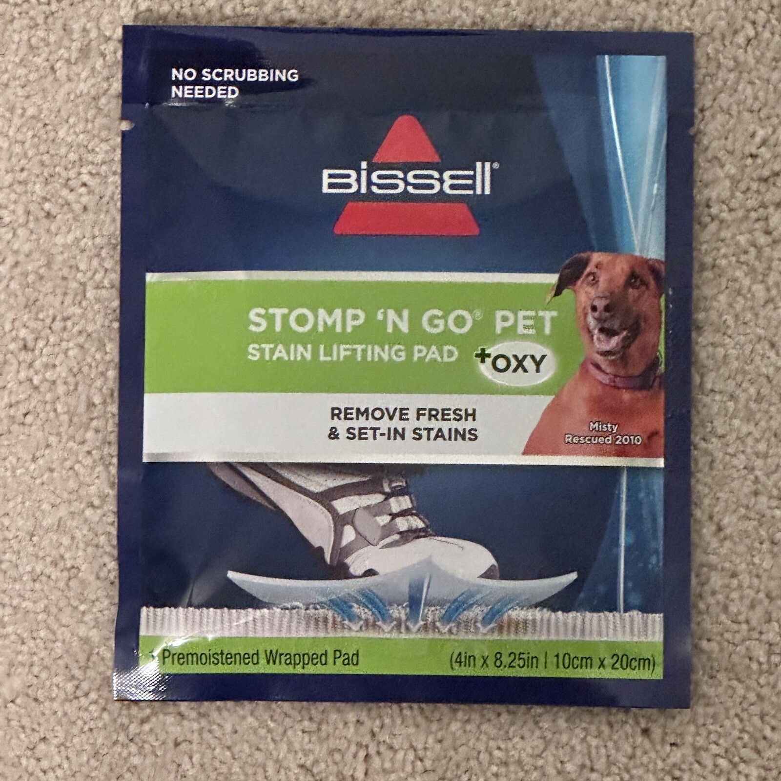 Bissell Stomp ‘n Go Pet Stain Lifting Pad+ OXY, 5 Pack, New, Sealed