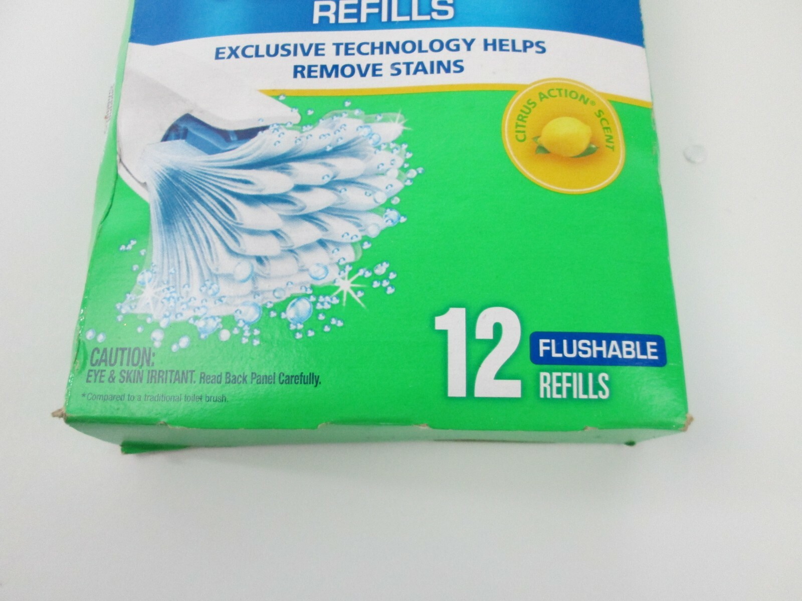 Scrubbing Bubbles Fresh Brush Flushable Refills Citrus 12 Ct. New Sealed