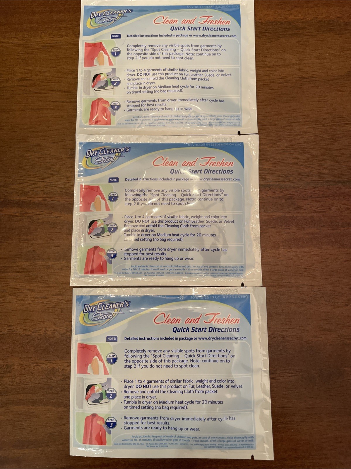 Dry Cleaner’s Secret At Home Spot Dry Cleaning 3 Sheets Vintage