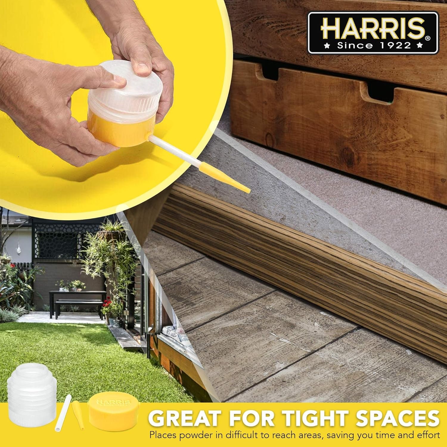 Versatile Diatomaceous Earth Applicator with Extendable Nozzle for Home & Garden