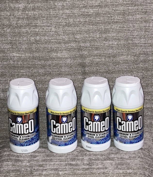 Cameo Aluminum Stainless Steel Cleaner Original Formula Discontinued 4 Pack 10oz