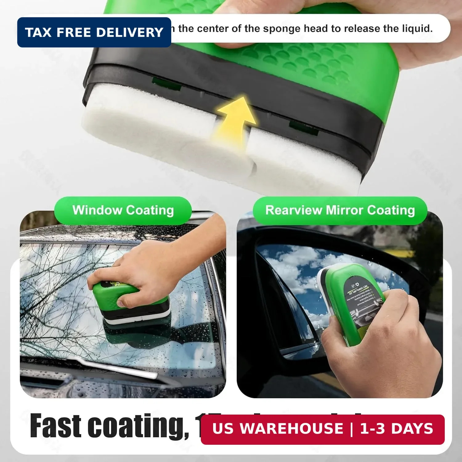 Automotive Glass Hydrophobic Coating Agent, Lotus Leaf Rainproof Effect, Invisib