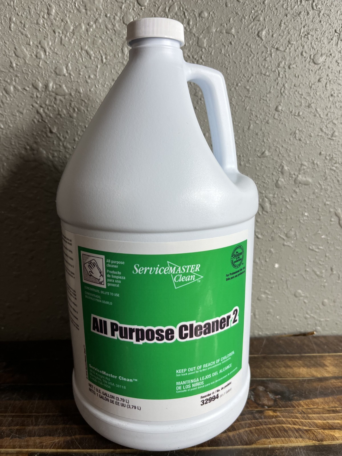 ServiceMaster Clean All Purpose Cleaner 2 Concentrated Liquid 1 Gallon 32994