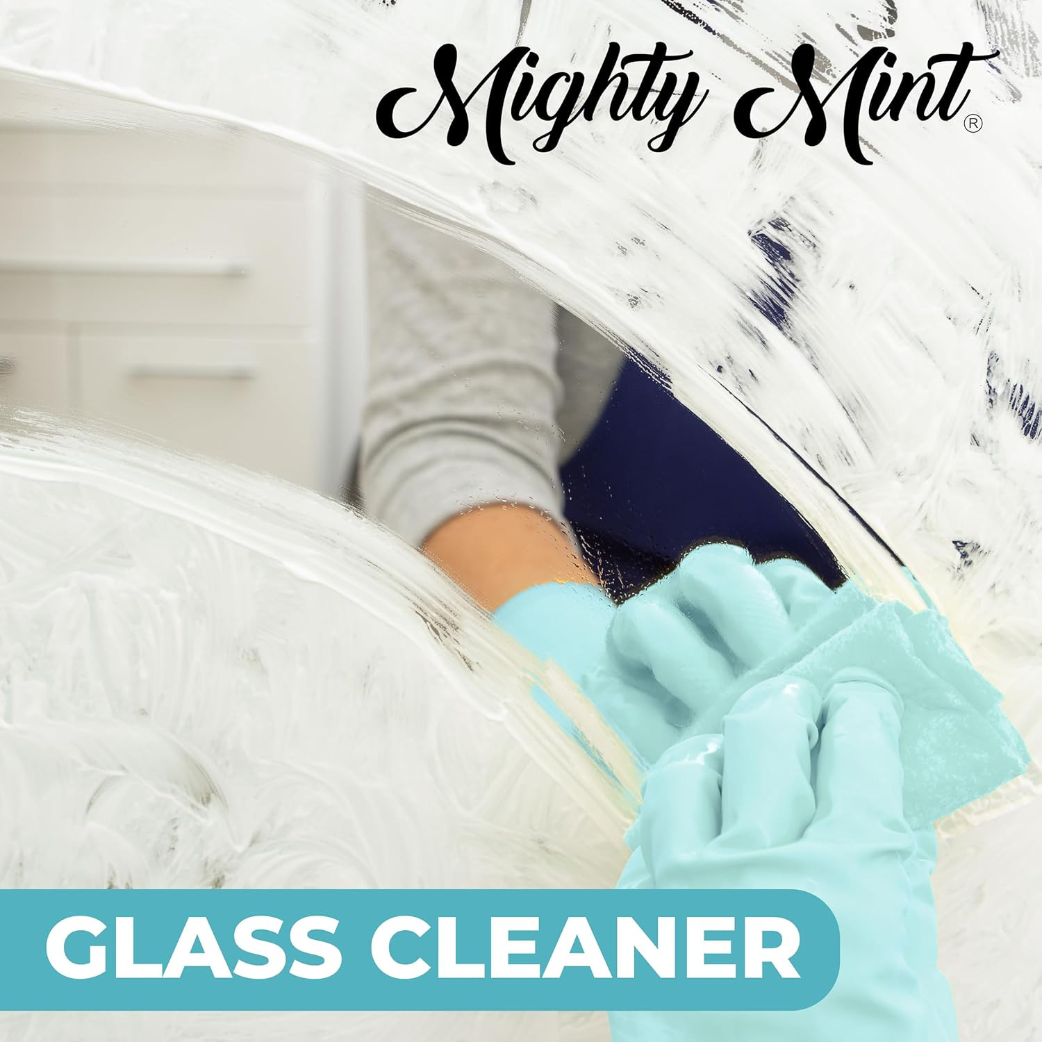 Glass Cleaner, Ammonia-Free, Streak-Free Spray for Windows, Screens, Stovetop, B