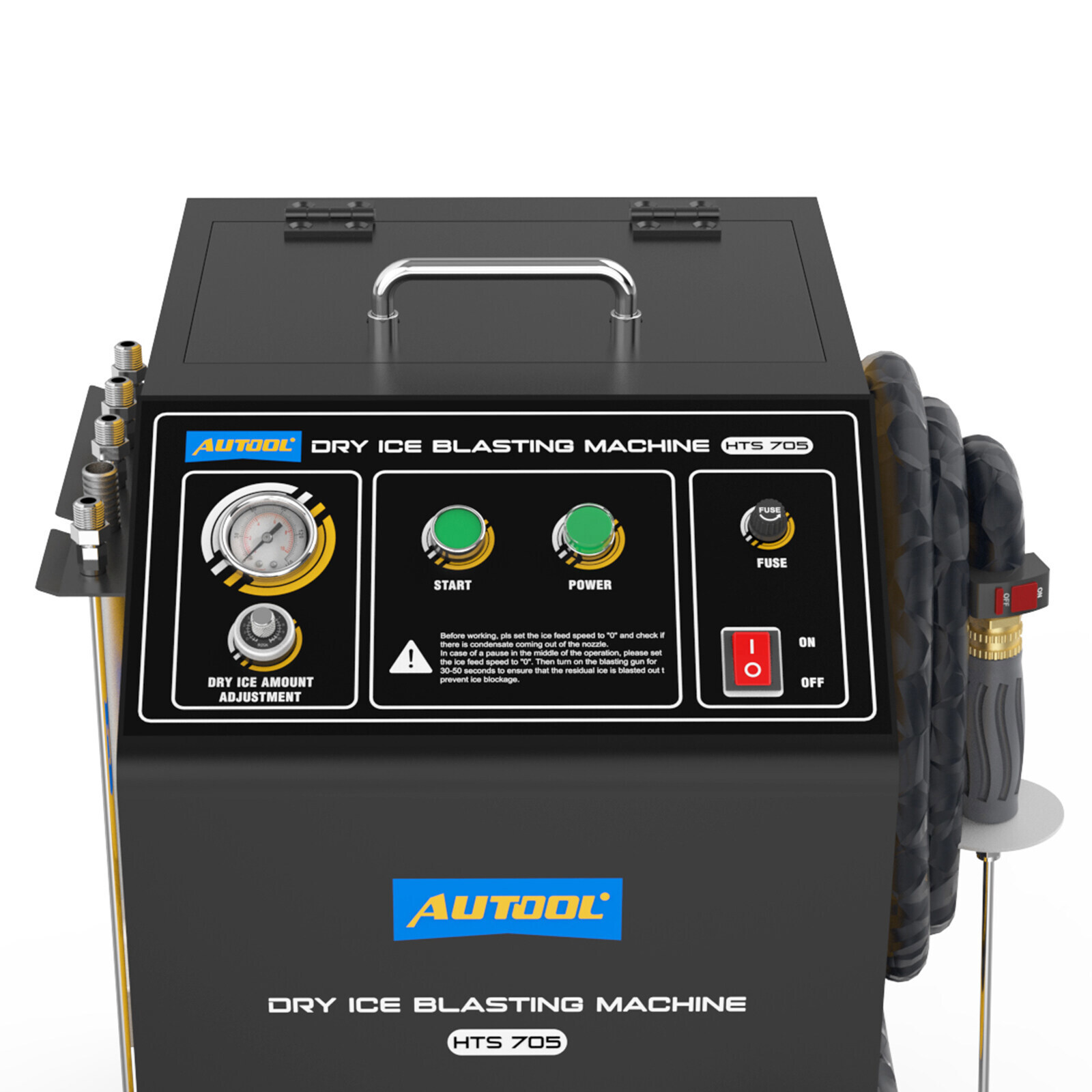 AUTOOL Dry Ice Blasting Machine Blaster Cleaner Engine MISSING ROD ATTACHMENT