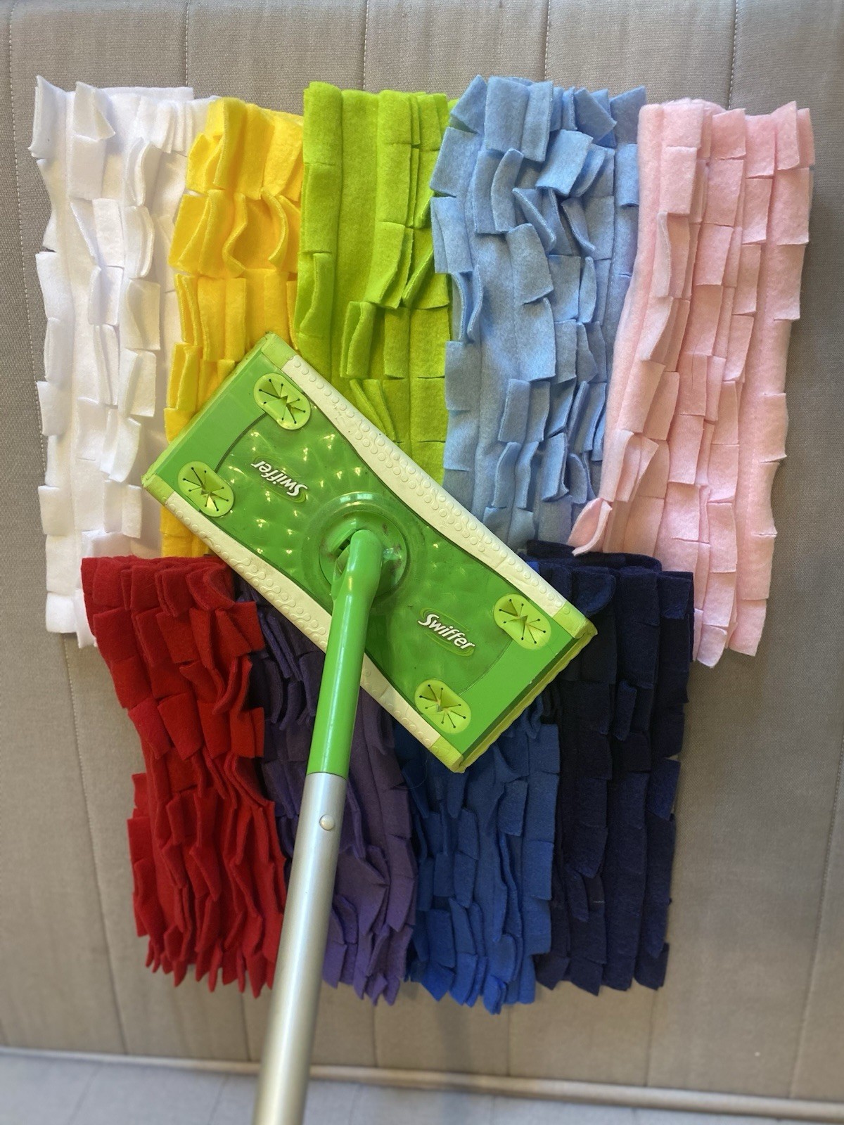 1 FLEECE MOP PAD FIT SWIFFER SWEEPER REFILL REUSABLE WASHABLE DRY DUSTING