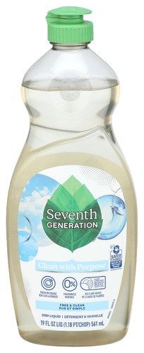 Seventh Generation Dishwash Free And Clear 19 FO Pack Of 6