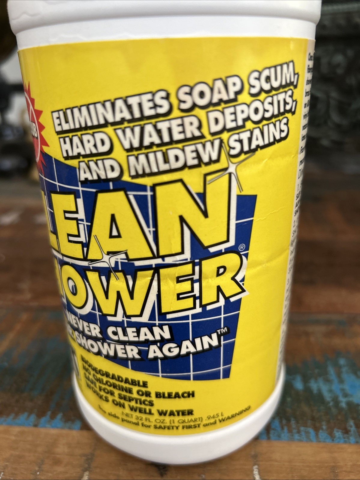 Vintage 1997 Clean Shower Daily Shower Mist 32 Oz Spray Original Formula NOS HTF