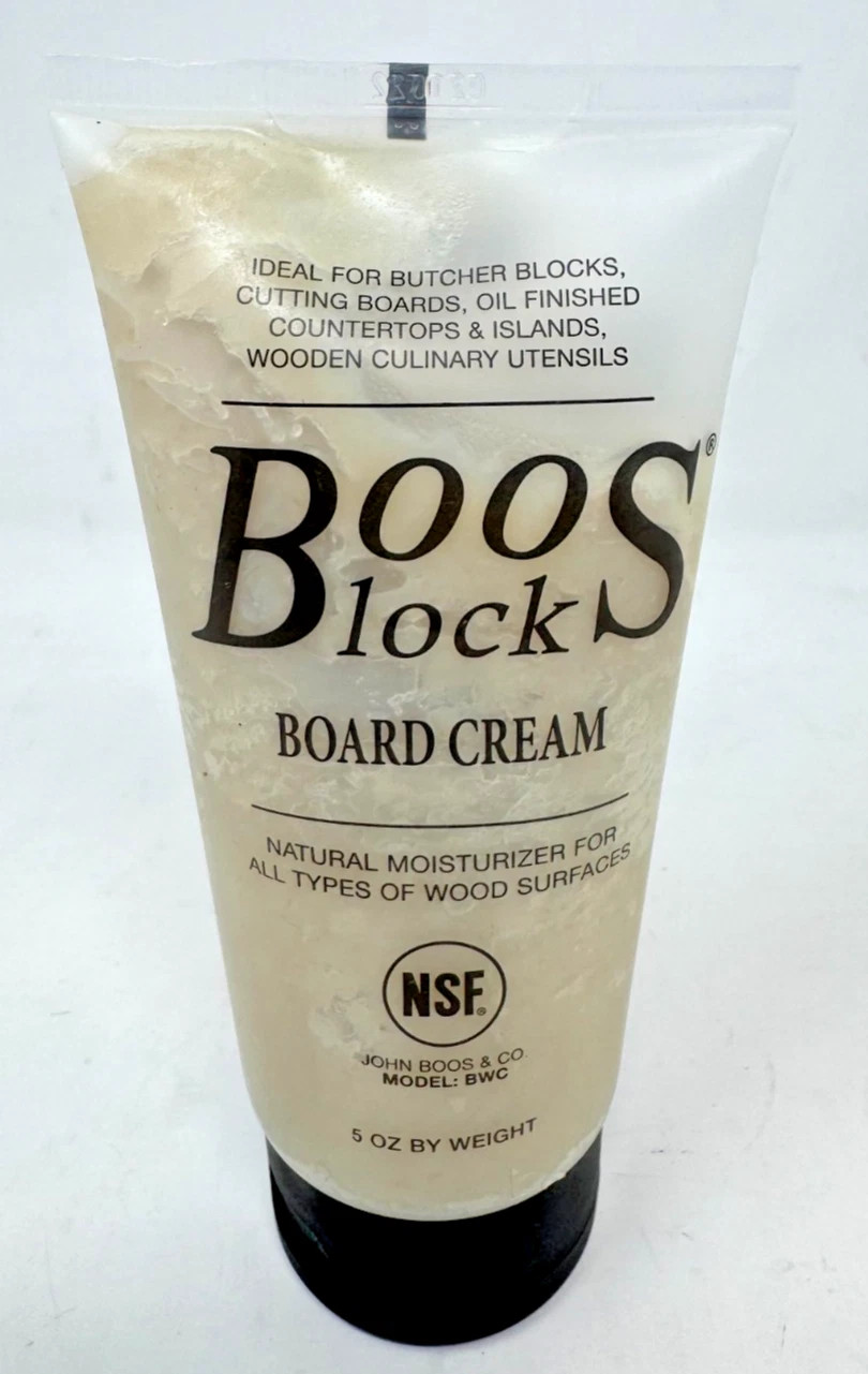 John Boos 5oz Boos Block Board Cream for Wood Kitchen Cutting Boards