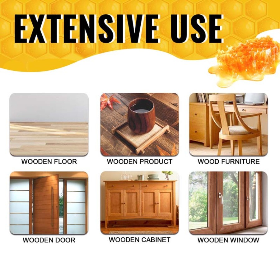 Beeswax Polish and Conditioner All-in-One for Wood Furniture Waterproof Restorer