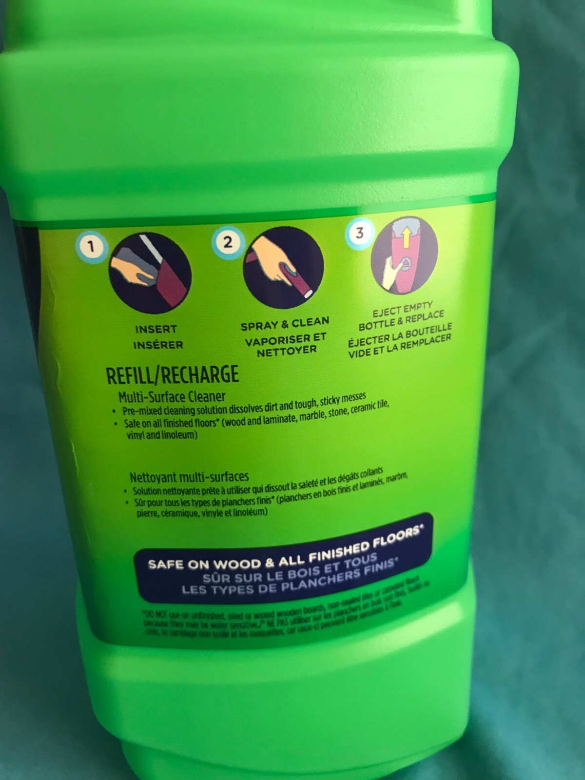 42 fl. oz. Swiffer Wet Jet Gain Floor Cleaner & 10 New Disposable Mopping Pads