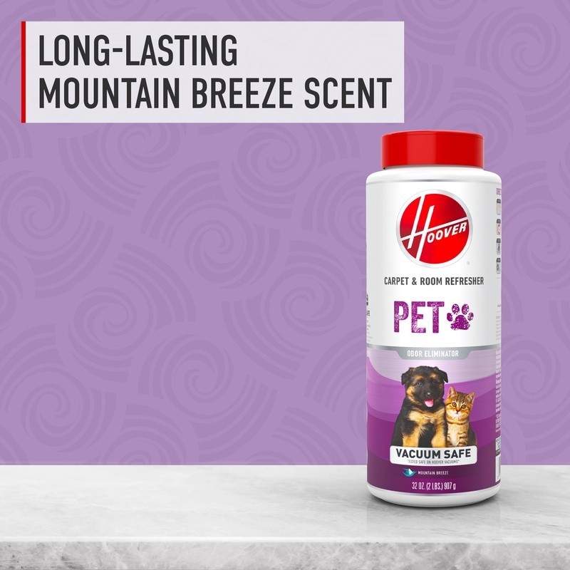 Carpet Refresher Powder Pet Odor Eliminator Vacuum Safe Clean Fresh Scent 32oz