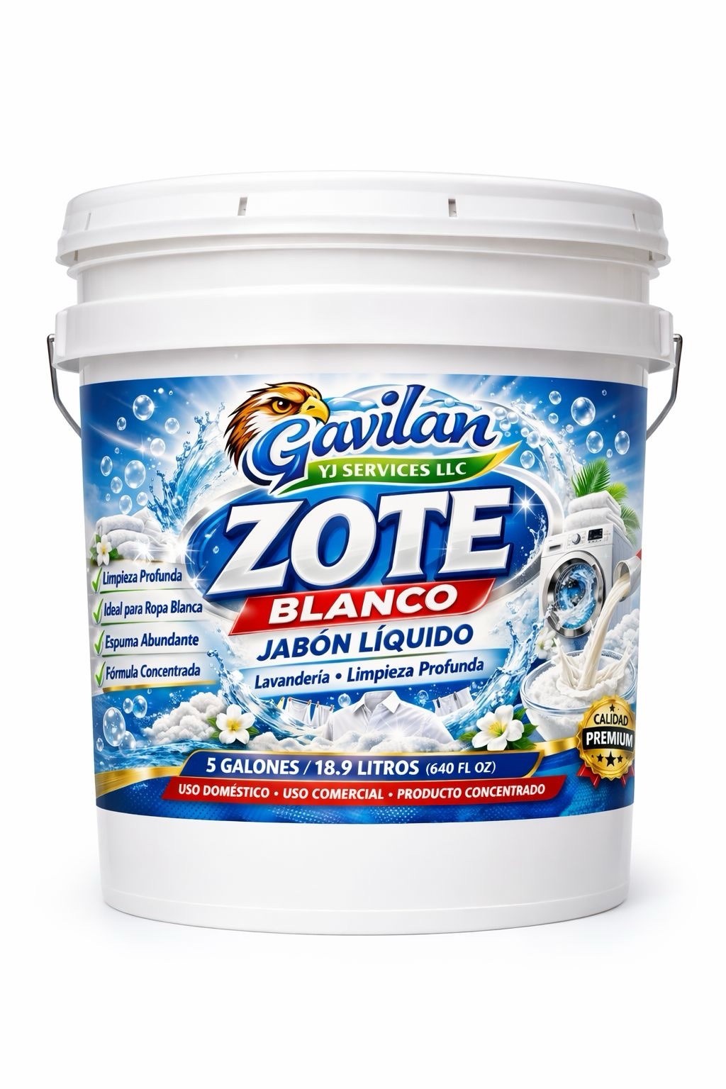 Gavilan Variety Cleaning Products 5 Gal, EPA Safer Choice, Multiple Scents